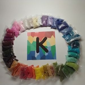 Customize a string of seed beads for your necklace